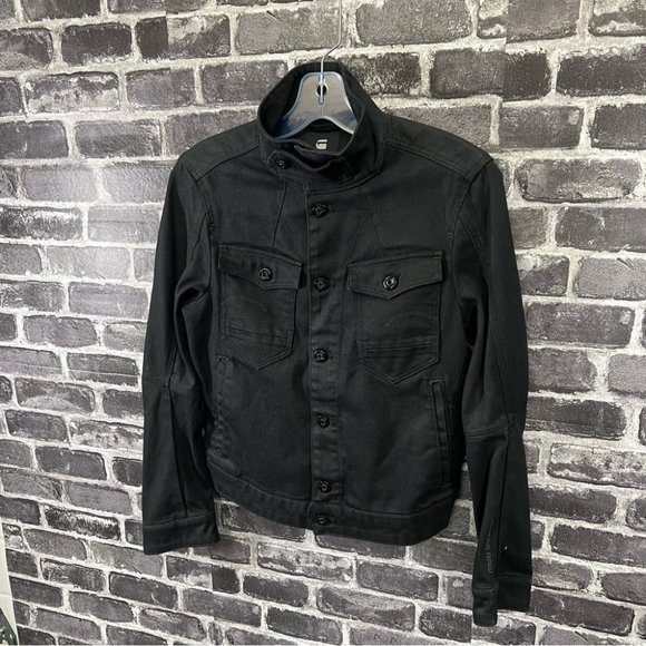 NWT GStar Raw women’s 3D Arc Denim Pilot Jacket - Size S - Picture 1 of 14